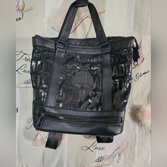 Steve Madden Black Backpack